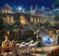 Jigsaw Puzzle Fairy tale about Cinderella