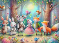 Jigsaw Puzzle Fairytale forest