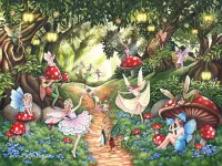 Rompecabezas Fairy forest
