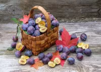 Zagadka Plums in the basket