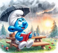 Jigsaw Puzzle Smurf