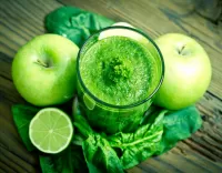 Jigsaw Puzzle Smoothie with Basil