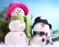 Слагалица Snowmen