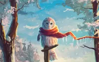 Слагалица Snowy owl