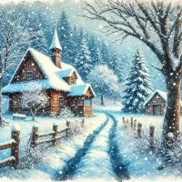 Jigsaw Puzzle Snowy day