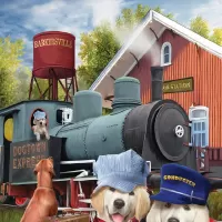 Rompicapo Dog train