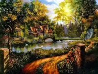 Jigsaw Puzzle Sunny day