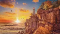 パズル The sun and the lighthouse