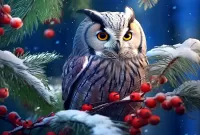 パズル Owl on a branch
