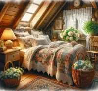 Jigsaw Puzzle Bedroom