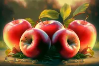 Пазл Спелые яблочки