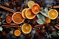 Quebra-cabeça Spices and oranges