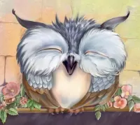 Slagalica Sleeping owl