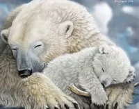 Quebra-cabeça Sleeping bears