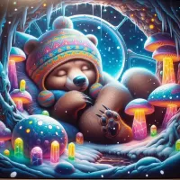 パズル Sleeping Teddy Bear