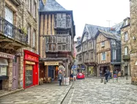 Jigsaw Puzzle Medieval street