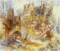 Puzzle Medieval city