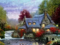 Jigsaw Puzzle Old mill 3