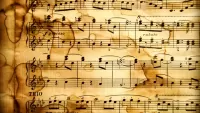 Jigsaw Puzzle Old music-sheet