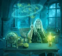 Слагалица The old man and the magic