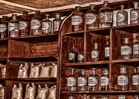 Rätsel Vintage pharmacy