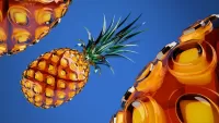 Puzzle Glass Pineapple