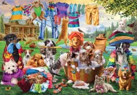 Jigsaw Puzzle Wash cats and dogs