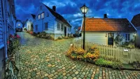 Quebra-cabeça Street in Norway