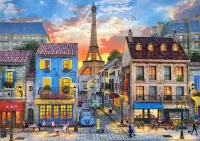 Jigsaw Puzzle Streets of Paris