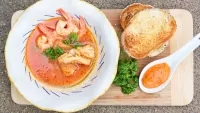 Jigsaw Puzzle seafood soup