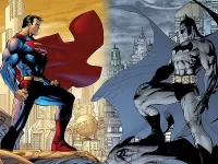 Пазл Супермен и Бэтмен