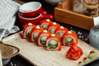 Jigsaw Puzzle Sushi with caviar