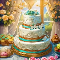 Слагалица Wedding cake