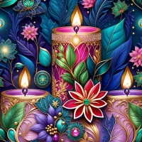 Jigsaw Puzzle Candles