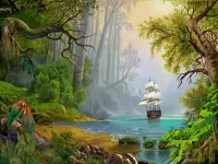 Puzzle Mysterious island