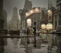 Bulmaca Times Square, New York, March 1943