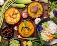 Rompecabezas Thai dishes