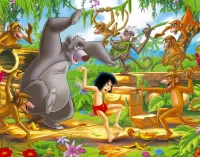 Jigsaw Puzzle Dancing with monkeys