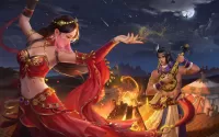 Jigsaw Puzzle Dancing flame