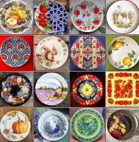 Jigsaw Puzzle Dishes