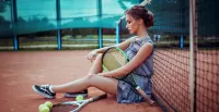 Bulmaca Tennis player