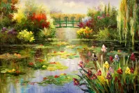 Jigsaw Puzzle The Water Lily Pond