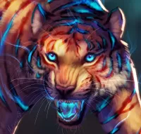 Quebra-cabeça Tiger rage