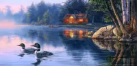 Jigsaw Puzzle quiet lake