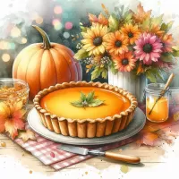 Jigsaw Puzzle Pumpkin Pie