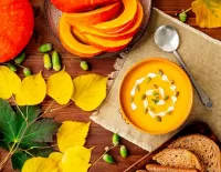 Jigsaw Puzzle Pumpkin soup
