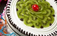 Rätsel kiwi cake