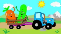 Quebra-cabeça Tractor and vegetables