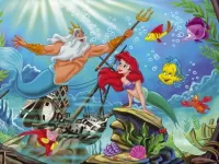 Quebra-cabeça Triton and Ariel