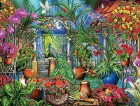 Jigsaw Puzzle Tropical greenhouse